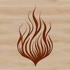 Free Flame Shape Vector Art Design Flame shape design for vector art, suitable for cutting machines or laser cutters.