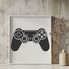Free Vector Graphics Gamepad Digital game controller design with clickable buttons and directional pad.
