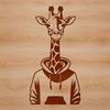 Spotted Savannah Star A tall, spotted animal with a long neck, commonly found in savannas and grasslands.