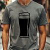 Illustration of a glass filled with beer A simple illustration of a glass containing beer.