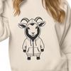 Adorable Goat Silhouette A simple illustration of a farm animal, suitable as clip art for vector designs.