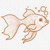 Round and Fuzzy Pet Fish A small, scaleless fish with a rounded body and fins.