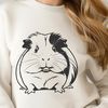 SVG Vector Design Element: Guinea Pig Close-up illustration of a Guinea Pig, suitable for personal or commercial use as a vector design element.