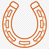 Free SVG horse shoe for commercial use and laser cutting.