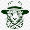 Wildlife Illustration of a Majestic Jaguar A high-quality digital illustration of a jaguar, a large predatory cat species, available for commercial or personal use.