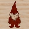 Free Standing SVG Illustration Vector illustration of a standing mythical creature known as a knome or gonk.