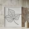 Detailed SVG Leaf Graphic Design A high-quality SVG vector illustration of a single leaf in detail.