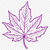 A green, intricately designed leaf with pointed edges and veins, suitable for vector art projects.