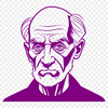 Illustrative Male Figure A digital illustration of a mature male figure.