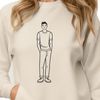 Vector Art Man Pose A digital illustration of a male figure in a generic pose.