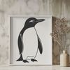 Free Bird Icon Vector An SVG graphic of a penguin, ideal for design projects requiring a bird icon.