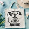 Telephone illustration in vector format for use with cutting machines like Cricut or laser cutters.
