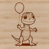 A colorful digital illustration of a reptile lizard in vector format.