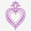 Vector Graphic Sacred Heart Symbol Vector illustration of the Sacred Heart symbol, a sacred religious icon.