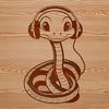 Snake Graphic Illustration A high-quality, scalable graphic representation of a reptile animal.