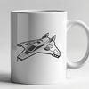 High-Res Vector Spaceship Illustration A futuristic spaceship design in high-resolution vector format suitable for commercial or personal use.