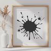 Free Vector Splat Design for Digital Use A colorful splat shape designed as vector art for digital use.