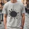 Free Edgy Splat Design A colorful splat shape with uneven edges, created as vector art.