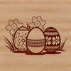 Traditional Easter Art Illustration A colorful digital illustration of a traditional Easter egg with intricate designs.