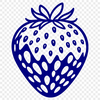 Sweet Strawberry Design An SVG design of a juicy strawberry fruit on a white background.