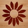 Free Sunflower Clip Art Design An illustration of a tall sunflower plant with bright yellow petals and dark brown stem.