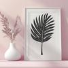 Beautiful Leaf Vector Image for Digital Crafting A single leaf shape designed as scalable vector graphics (SVG) for digital crafting and design projects.