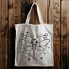 Beautiful Dragonfly Design An intricately designed dragonfly image, suitable for cutting and printing.