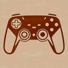 Stylized Game Controller Illustration A stylized illustration of a standard game controller with buttons and joysticks.