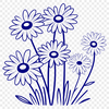 Beautiful Daisy Flower SVG A high-resolution vector illustration of a daisy flower in various formats, including SVG.