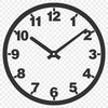 Illustrative digital clock icon in SVG format for commercial and personal use.