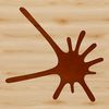 Splatty Shape Design Vector Illustrative splat shape with irregular edges, suitable for vector design and cutting machine applications.
