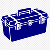 A vector illustration of a toolbox, suitable for commercial or personal use in various designs and crafts.