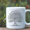 Elegant Tree Design A high-quality vector illustration of a tree in various formats.