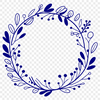 Free SVG Wreath Design Download A floral wreath design created as a vector art image, suitable for commercial or personal use in various digital formats.