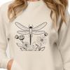 A detailed design of a dragonfly in digital format suitable for various applications.