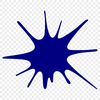Vector Shape Illustration of a Splash A stylized vector shape of a splat made from colorful slime, suitable for digital designs.