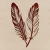 Vector illustration of a single white feather with detailed texture and shape.