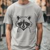 Stylized Raccoon Clip Art SVG Graphic A stylized raccoon clip art design created as a scalable SVG graphic.