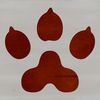 Dainty Paw Designs Vector design featuring detailed representations of animal paws.