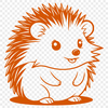 Colorful Hedgehog Vector Graphic A colorful hedgehog illustration created as a vector graphic.