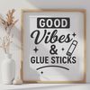 Customizable Craft Quote Design A playful craft quote design with customizable text elements.