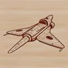 Stellar Explorer SVG Graphics Illustrative vector design of a futuristic spaceship in space.