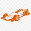 Racing Car Design in Vector Format Racing car clip art in vector format.