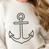 Anchor Decal In SVG, PNG, PDF And DXF Formats