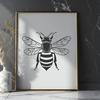 Artistic Bee - Sublimation SVG