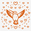 Hummingbird Illustration In SVG, PNG, PDF And DXF File Formats