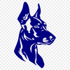 Doberman Pinscher Digital Art In SVG, PNG, PDF And DXF Formats