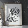 Free Unique Dog Drawing PNG - Commercial Use