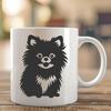 Creative Sitting Pomeranian DXF