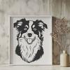 Stunning Australian Shepherd Clip Art